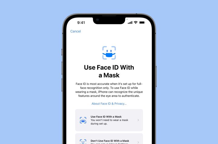 iOS 15.4 สแกน Face ID โดยไม่ต้องถอดหน้ากาก